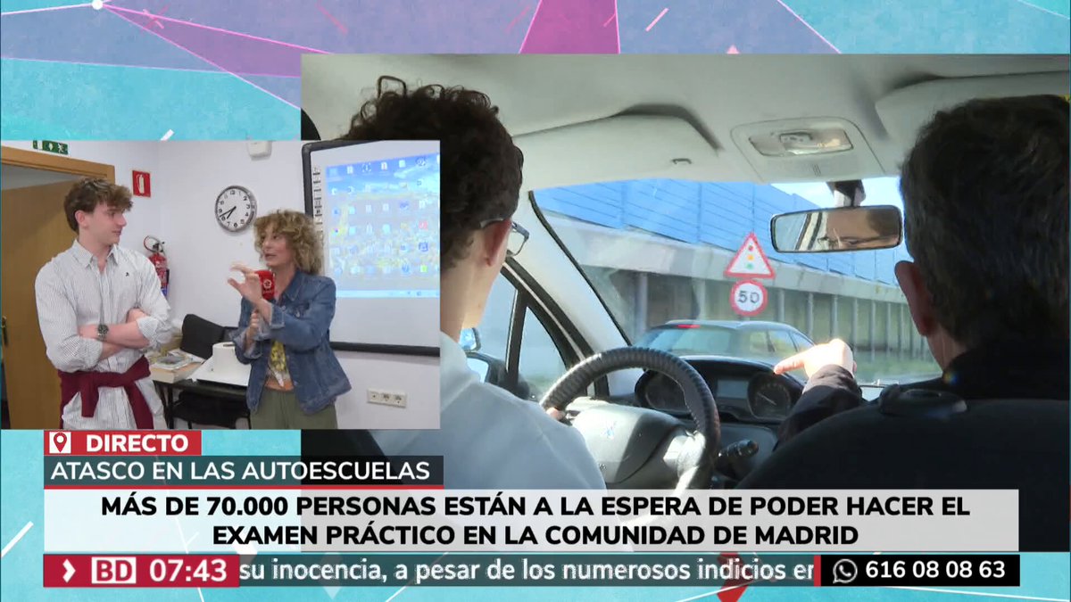 🚘Las listas de espera para examinarse del carnet de conducir no dejan de crecer. 👉🏼El atasco es tal que ya hay alumnos que pueden tardar hasta 10 meses en obtener el permiso En 📡 DIRECTO