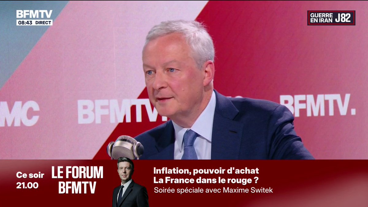 Bruno Le Maire: "J'assume toutes mes responsabilités sur la dette"