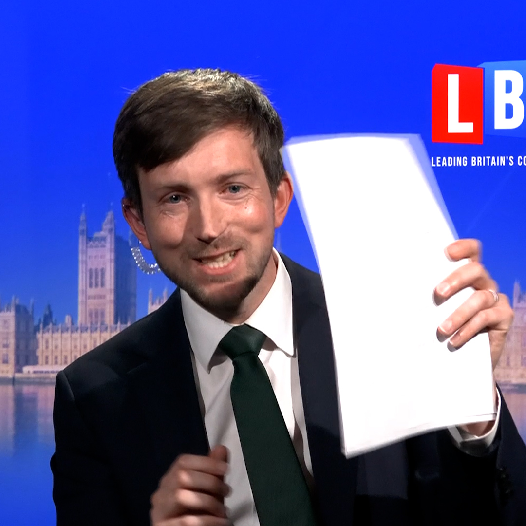 ‘I can see what you’re trying to do… I always prepare for interviews with Nick Ferrari.’ Nick Ferrari presses Treasury minister Dan Tomlinson to lay out exactly which essential markets will be closely monitored over unfair price rises.