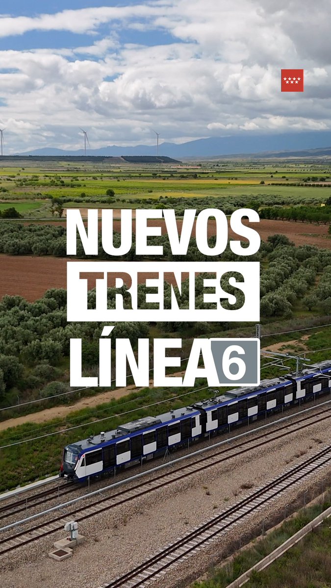 👏 ¡#ElMetroDelFuturo empieza a rodar! 🚇 El primer tren automático de Metro de Madrid ha comenzado a circular en pruebas en un circuito de ensayo en Corella (Navarra). ✅ Las primeras de las 48 unidades previstas llegarán a Madrid este verano.