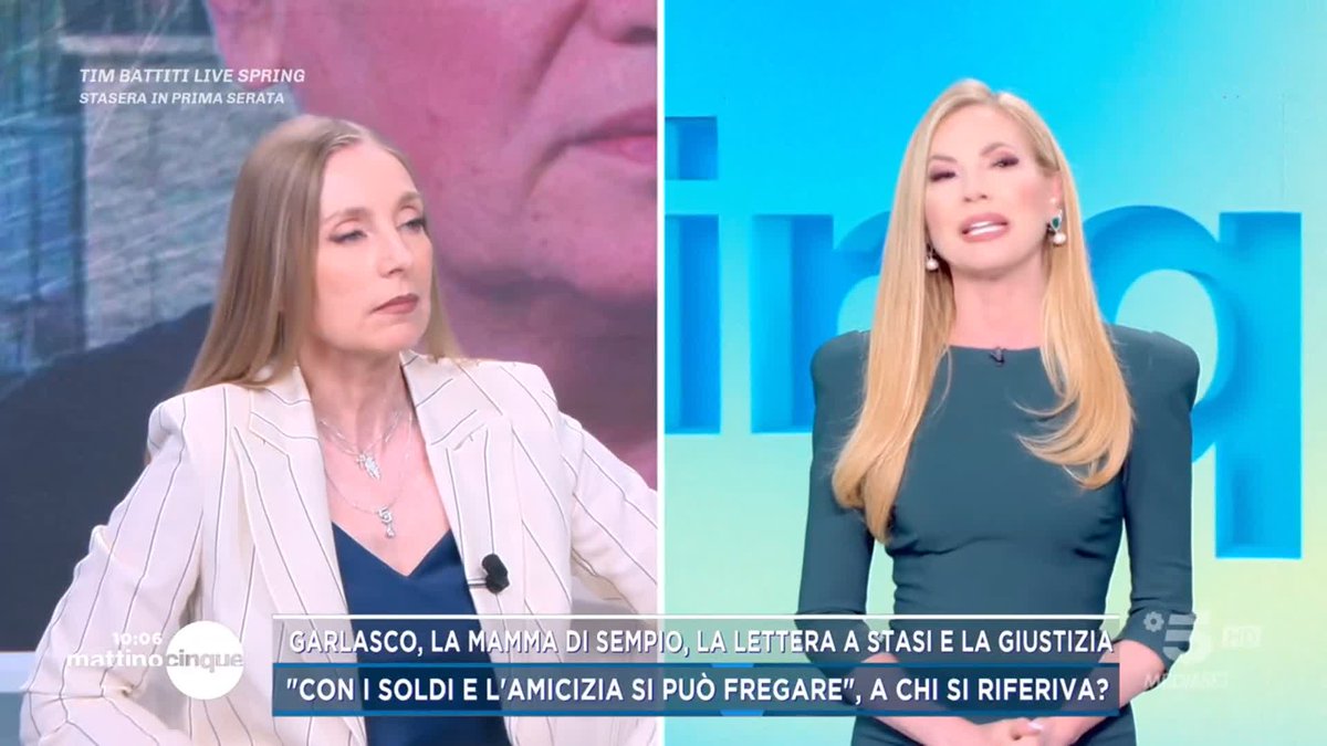 #Garlasco, le lettera della mamma di Sempio inviate a Stasi, Grazia Longo: "Sono dovute alla disperazione di questa donna e non riconducibili alla corruzione" #Mattino5 è in diretta su #Canale5 e in streaming su Mediaset Infinity