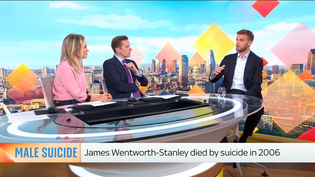"Suicide is a preventable form of death" Harry Wentworth-Stanley joined Mornings to speak about his brother James, who they lost to suicide. Harry is embarking on a challenge to raise money for James' Place - a charity offering free, life-saving therapy for suicidal men