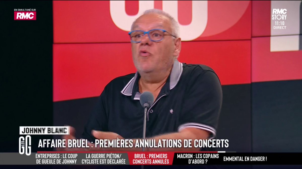 🗣️ Johnny Blanc : "Ce procès n'a rien à faire sur la place publique. S'il s'appelait Monsieur Martin, personne n'en parlerait. Quand le maire de Paris dit 't'as rien à faire dans une salle de concert', le procès est fait. C'est une honte !" #GGRMC
