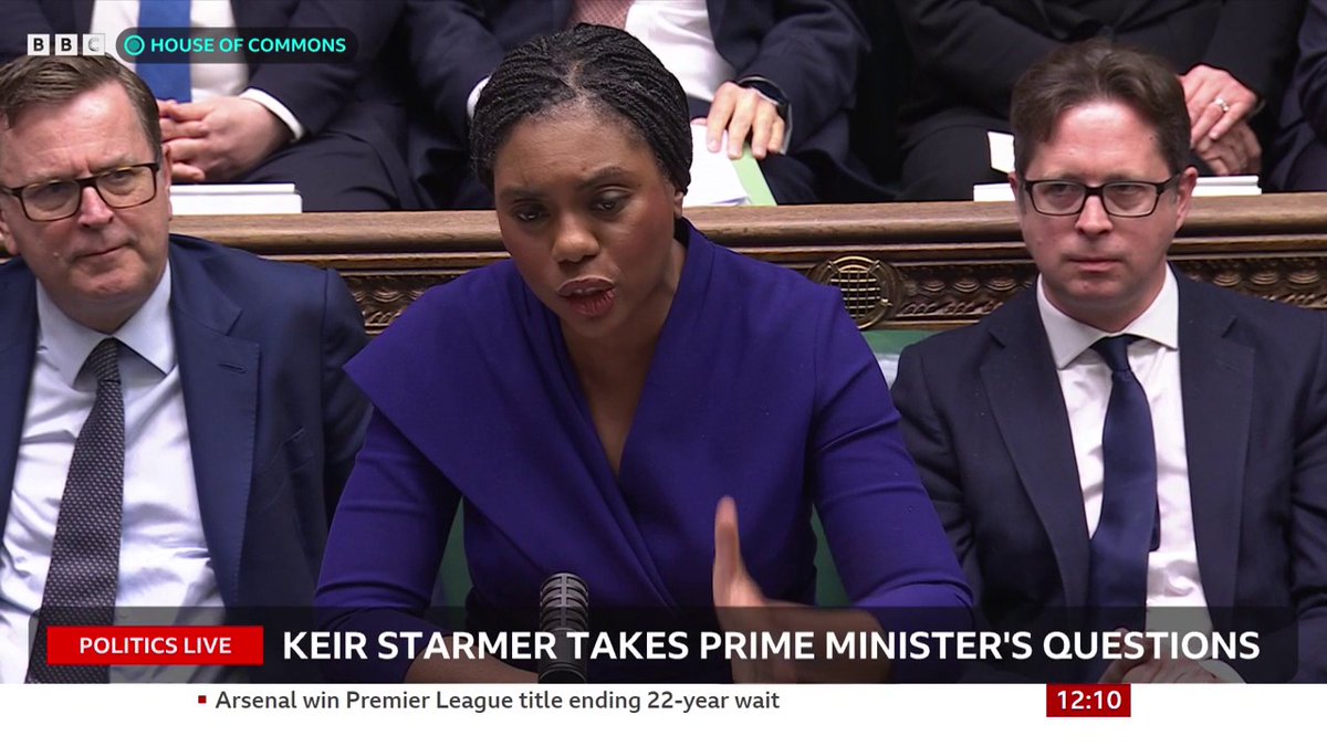 "Why is he doing everything to save his job, and nothing to save other people's jobs?" Kemi Badenoch says as she challenges the PM on unemployment figures The last government didn't take control of bills, the PM responds #PMQs