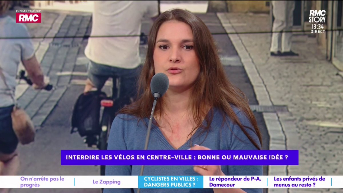 🚲Interdire les vélos en centre-ville : bonne ou mauvaise idée ? Juliette Briens : "Les cyclistes sont insupportables, n’ont aucune limite et aucun intérêt pour le vivre-ensemble. Ils préféreraient mourir plutôt que de freiner" #EstelleMidi