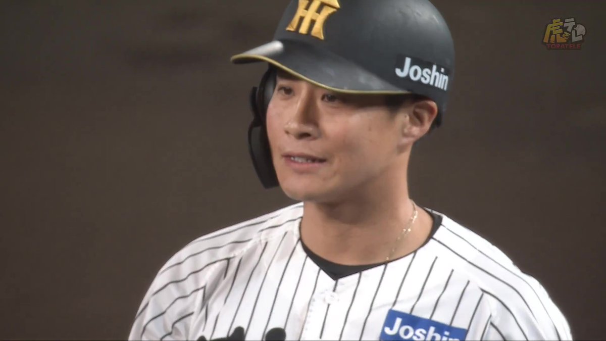 7点差を追いつく！！8回裏、二死1・3塁のチャンスで木浪選手がセンター前タイムリーヒットを放つ！！