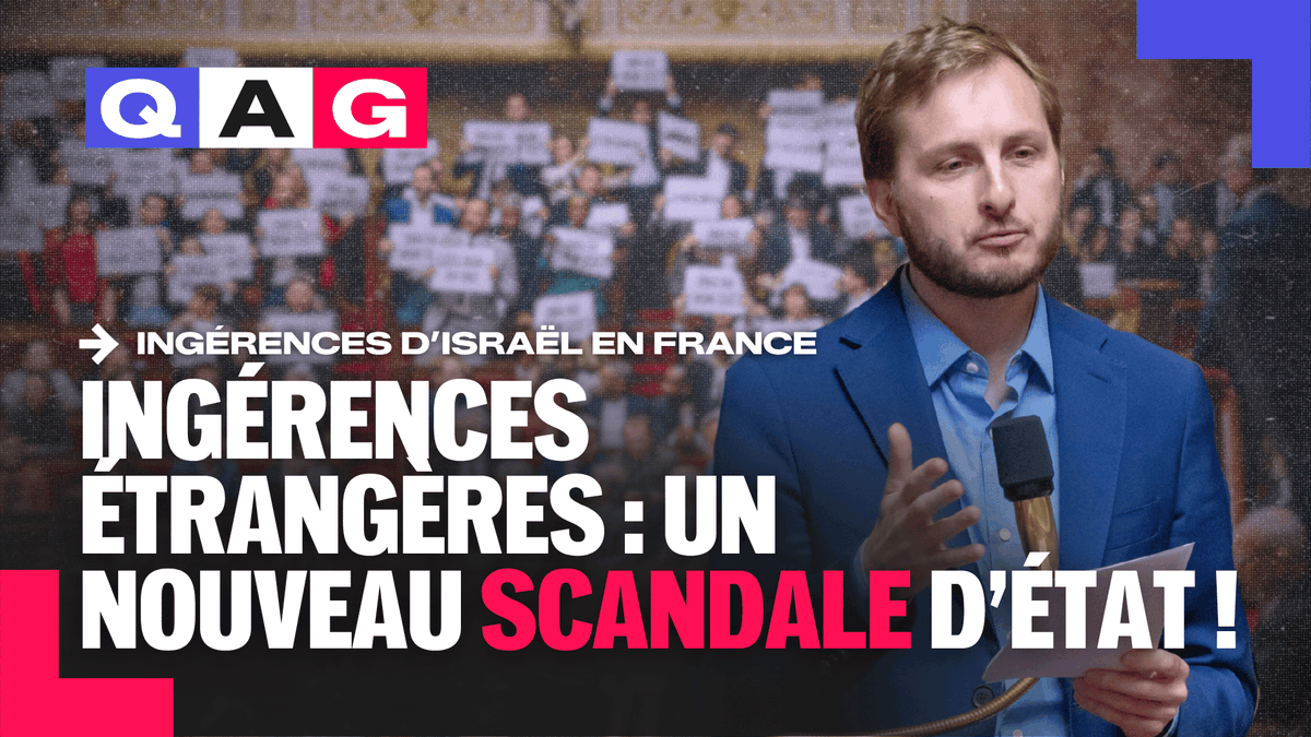 🔴🗣️ URGENT | François Piquemal dénonce les opérations d'ingérences étrangères contre les candidats François Piquemal, Sébastien Delogu et David Guiraud aux élections municipales ! « M. Le Ministre, est-ce désormais des proches de Netanyahou qui décident du sort de certaines élections en France ? On apprend hier avec stupéfaction dans le Canard Enchaîné que le rapport de Viginum révélant ces opérations d'ingérences a été caviardé et mis au placard. Aux ingérences étrangères souhaitez-vous ajouter un secret d’État ? » #DirectAN #QAG