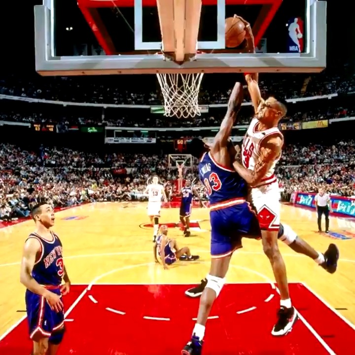 32 years ago today, Scottie Pippen did this to Patrick Ewing! Is this the most disrespectful dunk ever?