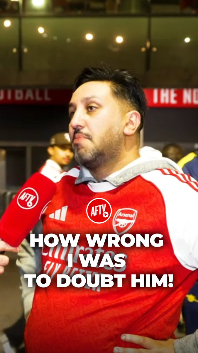 Hugo Apologise For Doubting Arteta 😇 #FanCams #AFTV #Arsenal