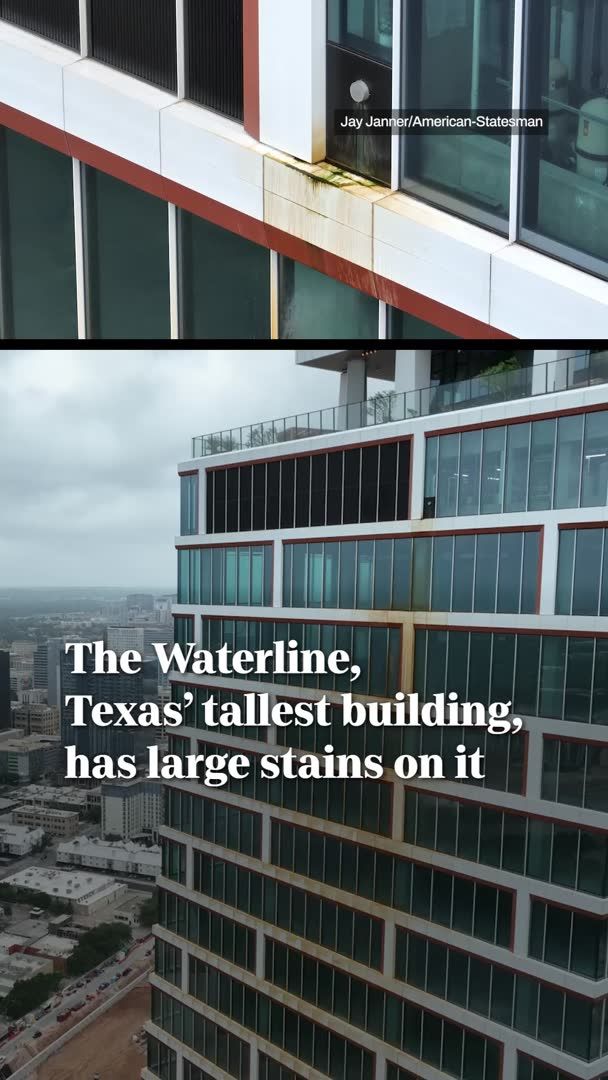 Austin residents are accustomed to seeing changes in the city’s skyline, but the city’s tallest tower is drawing attention for an off-color reason.