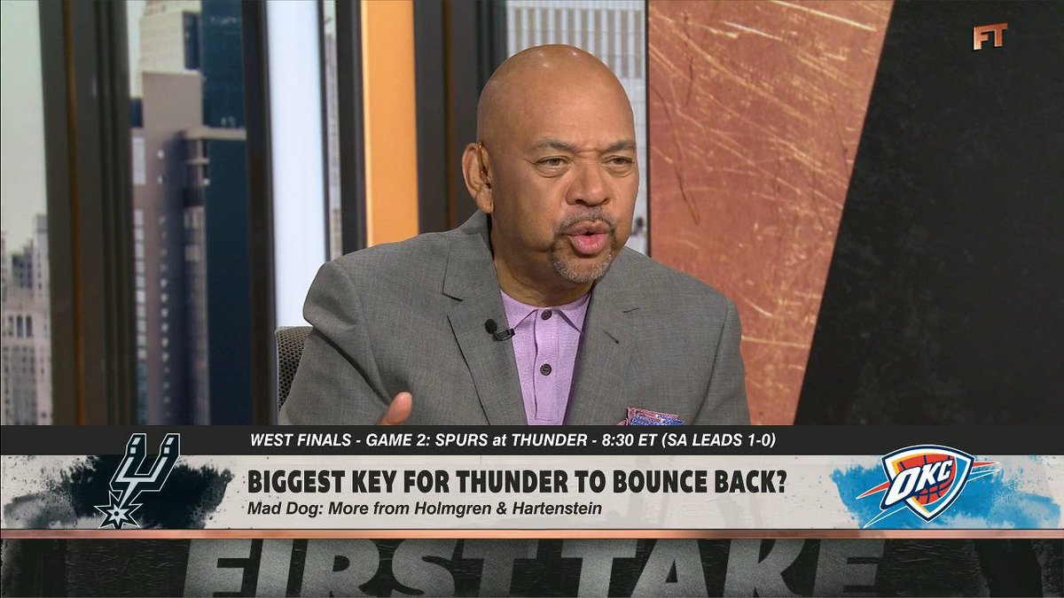 .Chris Mad Dog Russo and Michael Wilbon share the key to the Thunder winning Game 2 🔑