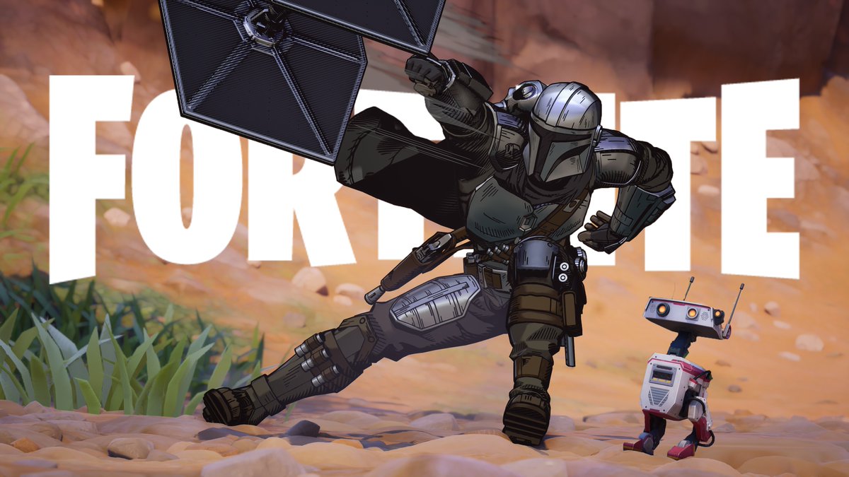 Fortnite Mandalorian Pen &amp; Ink and BDX Droid Showcase, available May 21st! #SponsoredByEpic