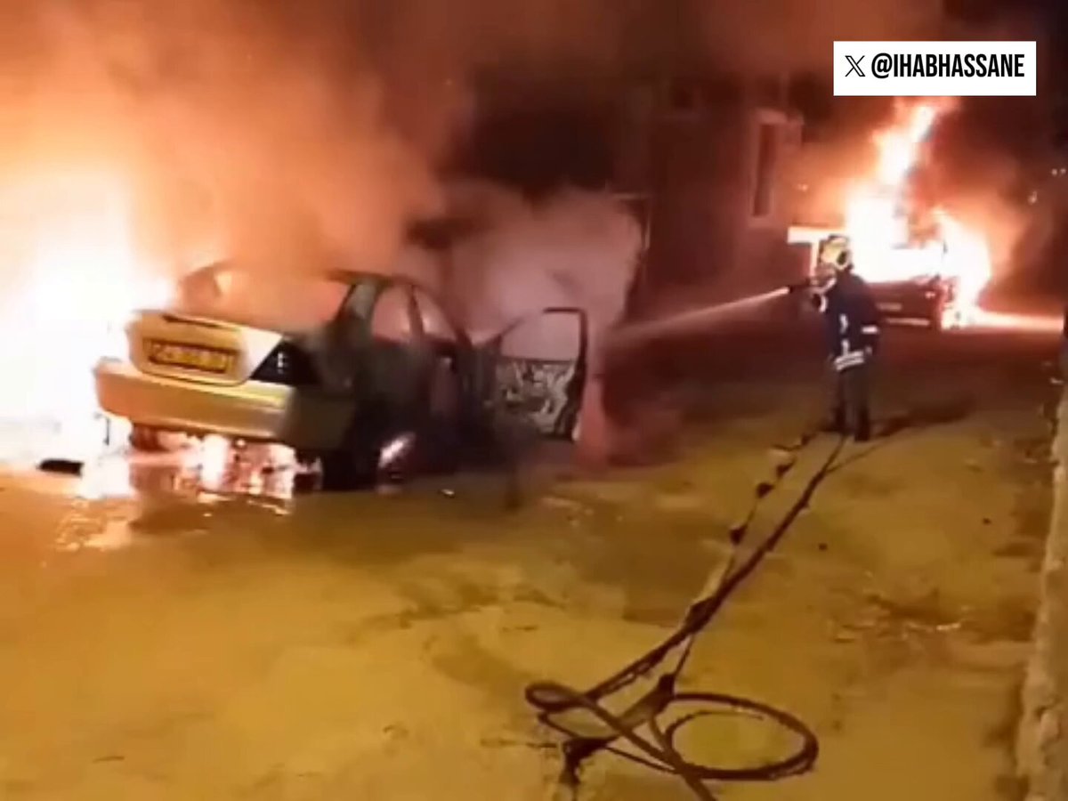 HORRIFIC: Last night at 4:00 am Palestinian time, Israeli settlers attacked the town of Halhul in the West Bank, setting multiple vehicles on fire and attempting to burn a family alive while they were asleep. Imagine waking up to people trying to burn you and your family alive.