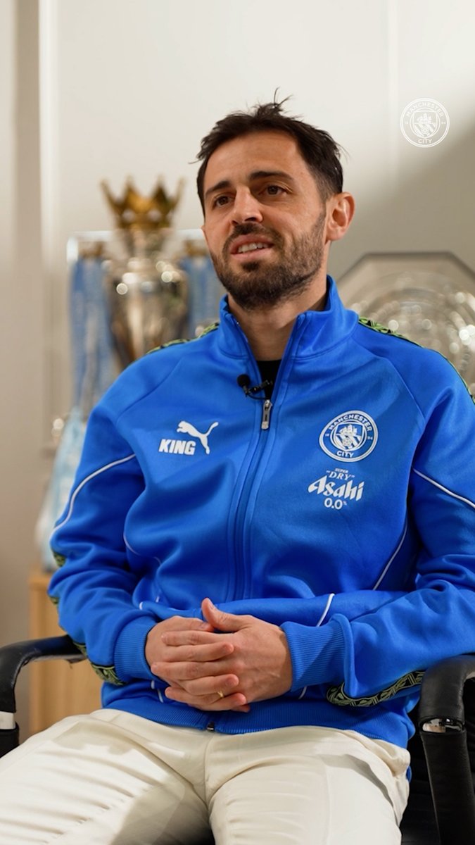 "I leave as a Man City supporter." 🩵 Full interview 🔗