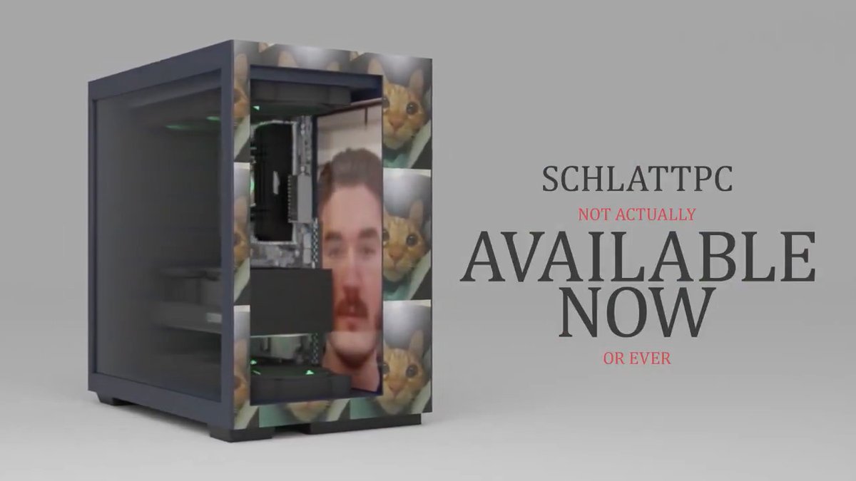 forget the ice spice air fryer for just $3.58 and whatever lint is lining ur pockets u can get the VERY REAL schlatt pc