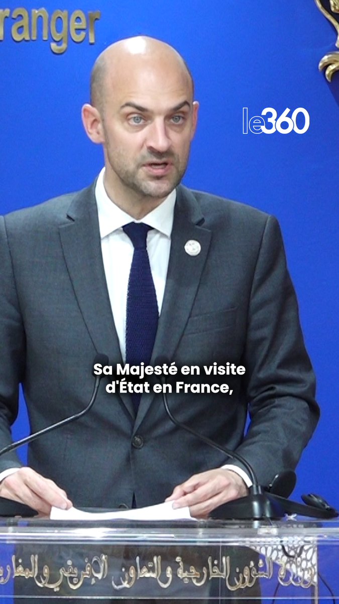 🇫🇷🇲🇦💬 « Nous nous préparons à accueillir Sa Majesté pour une visite d’État en France […] ainsi qu’à la signature d’un traité bilatéral entre la France et le Maroc, une première du genre pour la France avec un pays non européen. » — Jean-Noël Barrot, ministre français des Affaires étrangères.