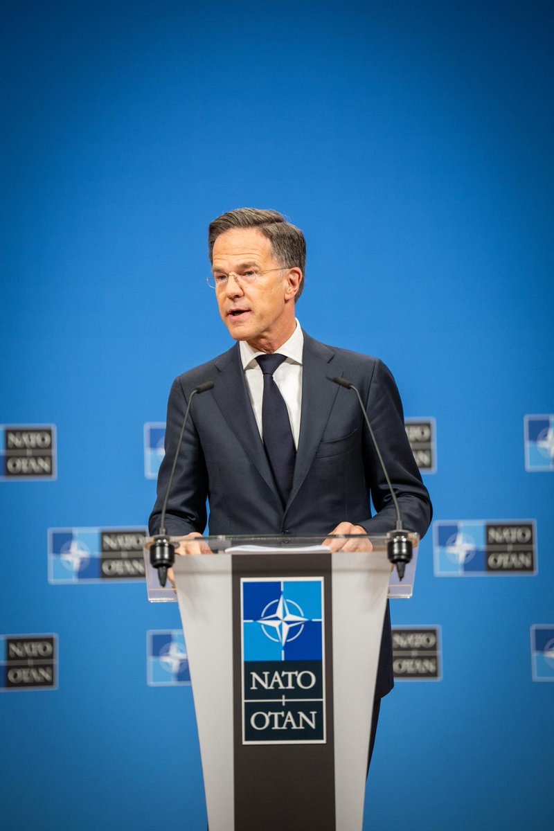 ❝We need a credible path to deliver the commitments agreed in The Hague. A credible path means steady, sustained increases in defence investment.❞ — Mark Rutte during his pre-ministerial press conference ahead of this week’s #ForMin in 🇸🇪