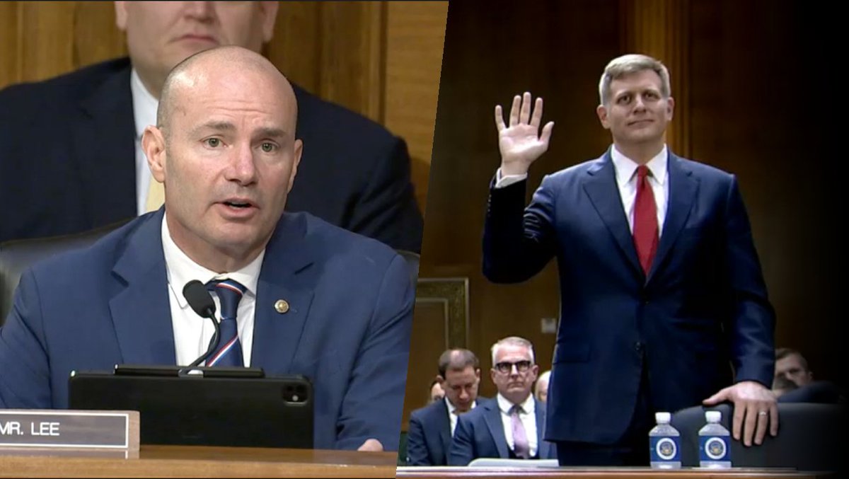 Today I had the privilege of introducing a nominee, my friend Matthew Schwartz, to be a US Circuit Judge for the Second Circuit. An excellent lawyer, patriot, &amp; defender of the rule of law, he will be a steadfast champion of the Constitution &amp; the rights of all Americans.