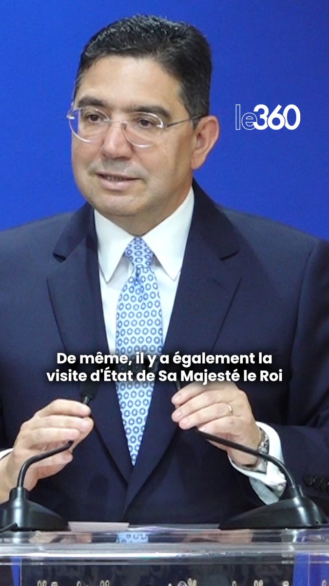🇲🇦🇫🇷💬 Nasser Bourita : « La visite d’État en France de SM le Roi Mohammed VI se distinguera par le traité maroco-français. Ce sera un événement politique, juridique et historique inédit. Le premier traité que la France conclut avec un État non européen, et le premier traité du Maroc avec un État européen. »