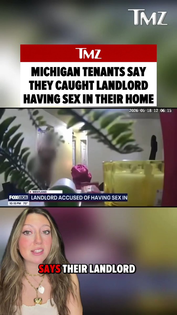 😲 Michigan tenants say they caught their landlord having sex in their home after they asked him to come over to do some repairs while they were at the hospital visiting a sick relative. Details: