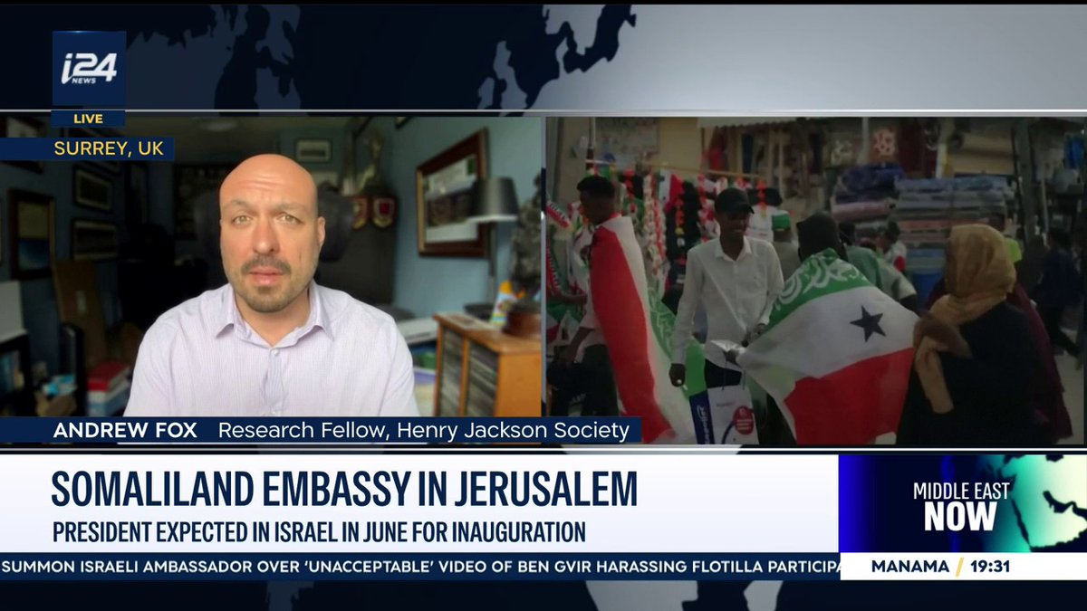 'It's striking how held back Somaliland is by lack of recognition on the world stage. There is so much potential. They've done incredibly well over 35 years to maintain peace and build a country' Andrew Fox on his visit to Somaliland with Nicole Zedeck on #MiddleEastNow
