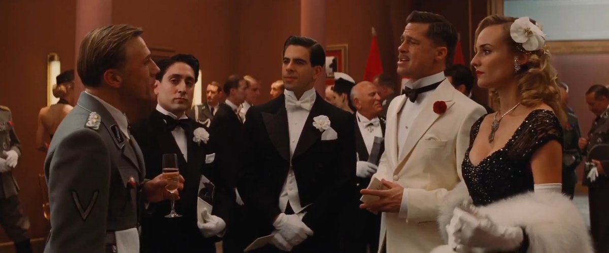 Michael Caine was very impressed by the performance of Christoph Waltz as 'Hans Landa' in Quentin Tarantino's "Inglorious Basterds" (2009). He described it as, "the best performance of a villain I've seen in years."