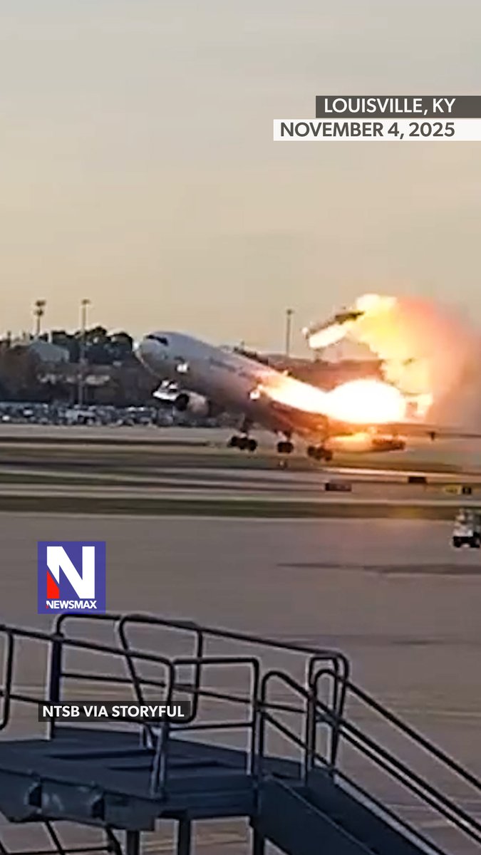 WATCH: The NTSB released dramatic footage showing the moment an engine flew off a UPS plane shortly after takeoff in Louisville, Kentucky. The November 4, 2025, crash killed 15 people and is still under investigation.