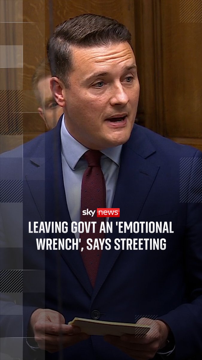 In Wes Streeting's resignation speech, he has taken aim at rising nationalism in the UK, set out his position on the EU and called for an increase in UK defence spending as he attacked NATO's 'unhealthy reliance on one ally'. Streeting's speech comes after he stood down as health secretary, saying that he had no confidence in Sir Keir Starmer.