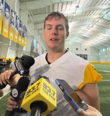 #Steelers Will Howard’s full answer as to his reaction that Aaron Rodgers was returning