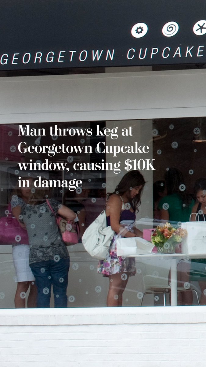 Police in Washington, D.C., are seeking the public’s help in identifying a man seen in video footage throwing a beer keg through a window of Georgetown Cupcake.