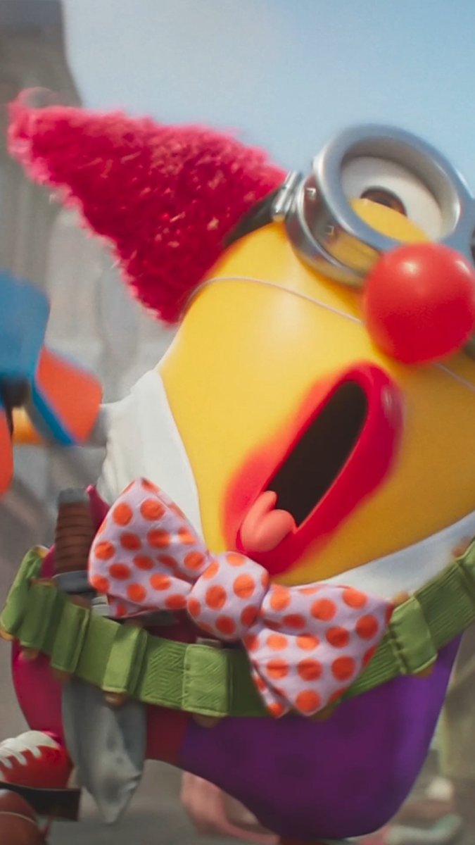 always down to clown. See Minions & Monsters, only in theaters July 1.