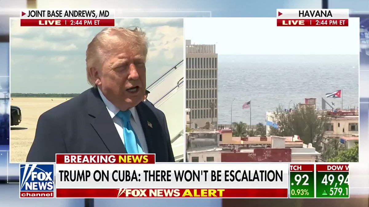 BREAKING: President Trump reveals the strategy behind his back-and-forth negotiating style with the Iranian regime as the region waits to see if a new waves of fighting will begin: "I never get tired. What I like to do, if I can save war by waiting a couple of days, so I can save people being killed by waiting a couple of days, I think it's a great thing to do."