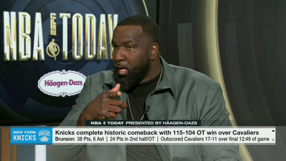 "This man is on the verge and has the opportunity to become the greatest Knick ever." Kendrick Perkins shares his thoughts on Jalen Brunson's performance in the Knicks' Game 1 win in the ECF 🏀