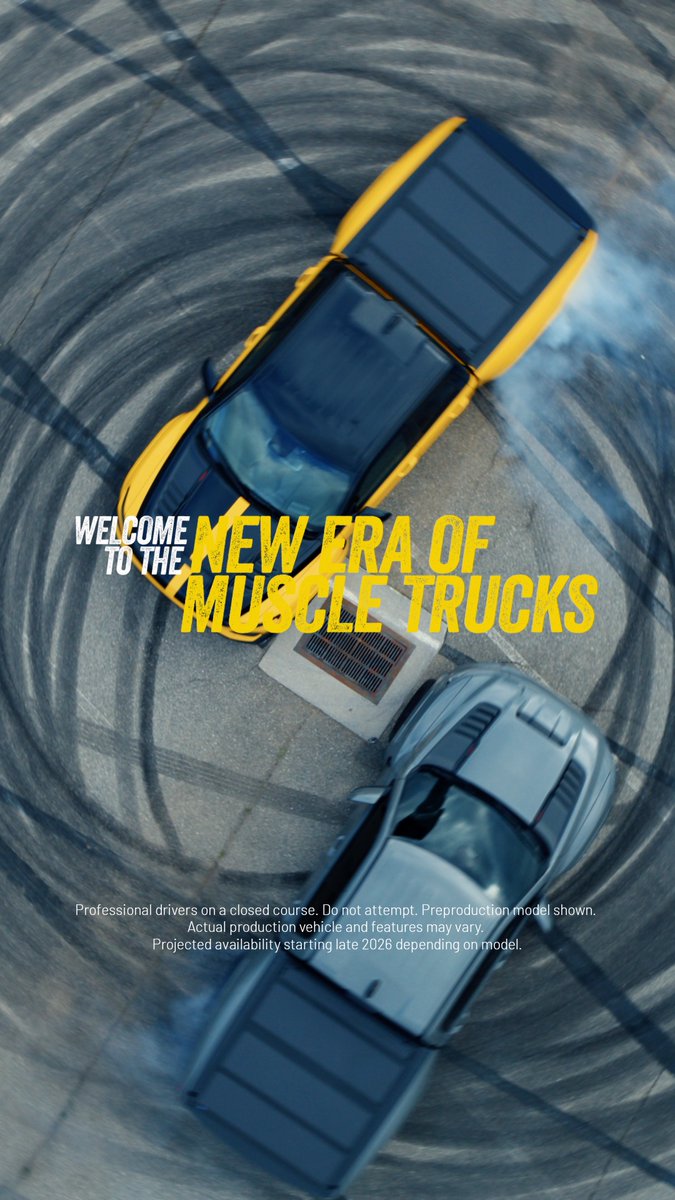 The BEST birthday gift I could've asked for! Welcome to the new era of muscle trucks. Introducing the all-new 2027 Ram 1500 Rumble Bee family 🐝 Watch the full reveal now: #Rampartner