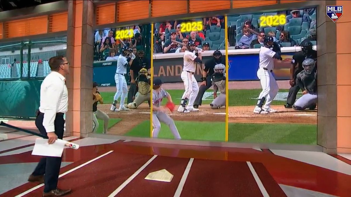 Riley Greene has increased his on-base % from .313 last year to an MLB-leading .433 this season! Mark DeRosa dives in on the @Tigers 25-year-old star and the adjustments he has made to become a more complete hitter.