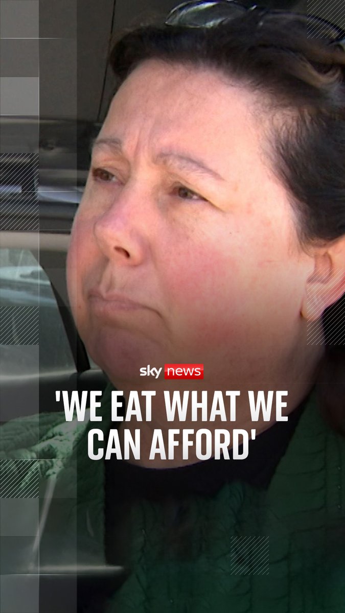 🗣️ 'We eat what we can afford.' Sky's Dan Whitehead speaks to a shopper in Gloucestershire about the price of food in the UK, as the government talks about capping prices on essential items in supermarkets 👇