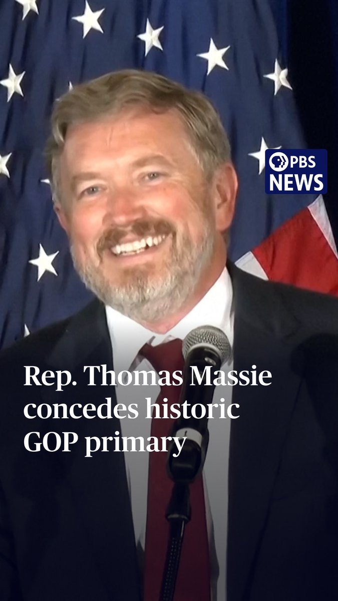 Rep. Thomas Massie, R-Ky., told supporters after losing his primary reelection bid Tuesday to Trump-endorsed candidate Ed Gallrein that there is a "yearning in this country for someone who will vote for principles over party." Massie, who has represented northeastern Kentucky in the U.S. House since 2012, is known for criticizing President Donald Trump's war in Iran and pushing to release the Jeffrey Epstein investigation files. He encouraged the enthusiastic crowd at his election headquarters to "stay on your course, get our stuff done" and criticized Republicans' unwavering loyalty to the president. "If the legislative branch always votes with the president, we do have a king. If the legislative branch always votes whichever way the wind is blowing, then we have mob rule," he said. "But if the legislative branch, and the representatives and the senators that serve with it, always follow the Constitution, we have a republic." The race between Massie and Gallrein was the most expensive U.S. House primary contest in history.