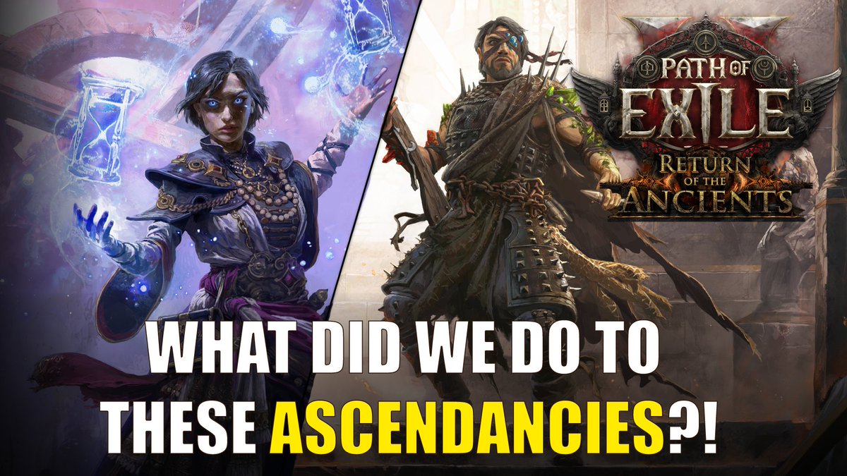 Ascendancy balance changes are coming to Return of the Ancients. ⏱️ Chronomancer gains new notables 💎 Gemling Legionnaire now receives additional effects from Skill Gem quality. Check out the changes in the video below!