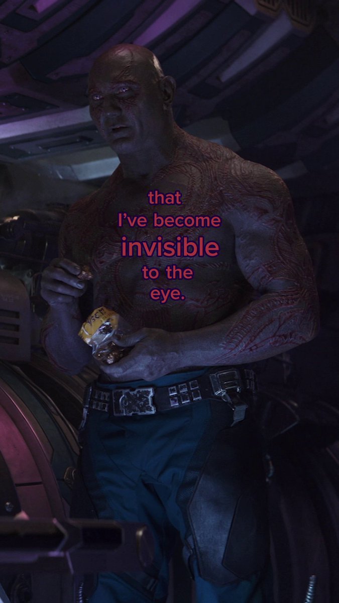 Drax the ̶D̶e̶s̶t̶r̶o̶y̶e̶r̶ Invisible