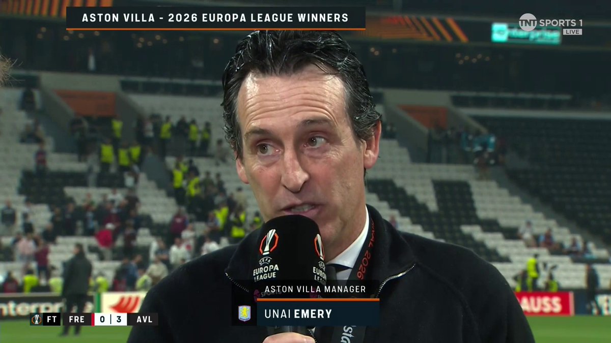 Unai Emery reflects on achieving his goal with Aston Villa and looks ahead to what comes next after Europa League glory 🏆 📺 TNT Sports & HBO Max