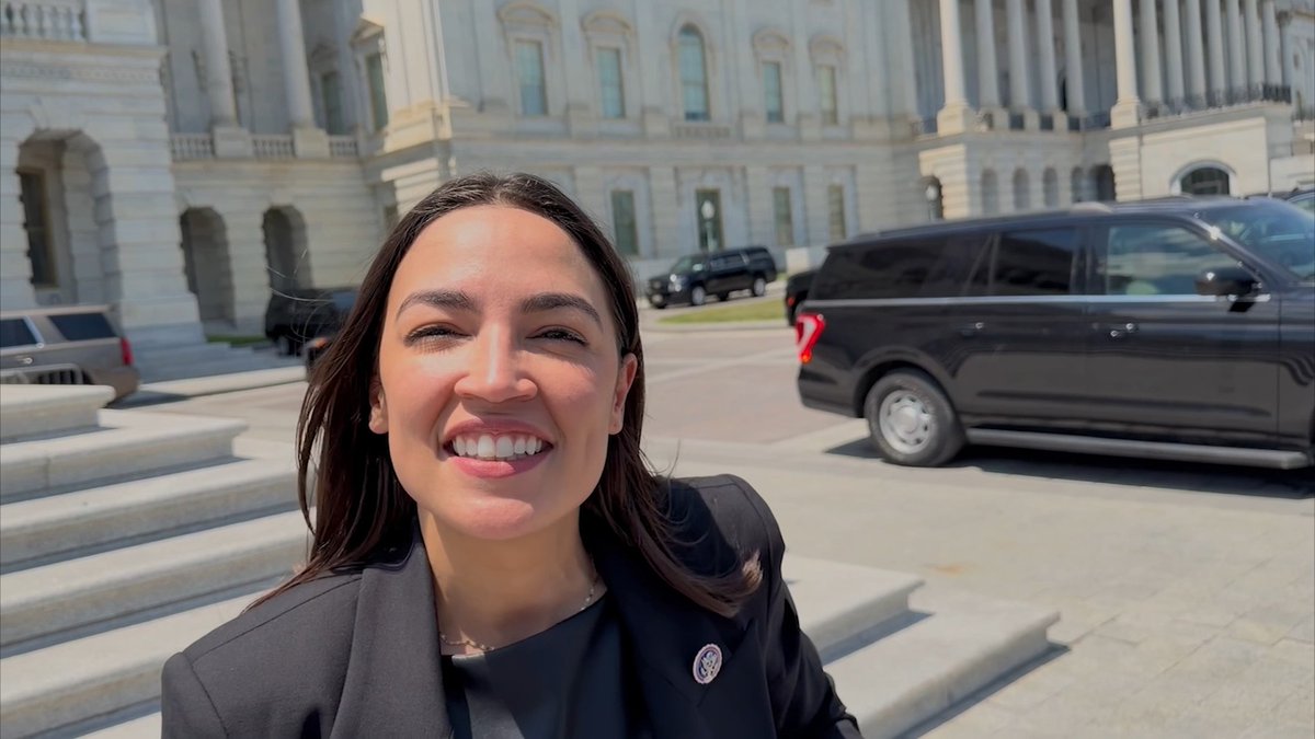 😴🥱 Rep. AOC disagrees with Jeff Bezos’s claim that Donald Trump is calmer in his second term as president, suggesting to CHARLIE COTTON that he may just be really sleepy instead.