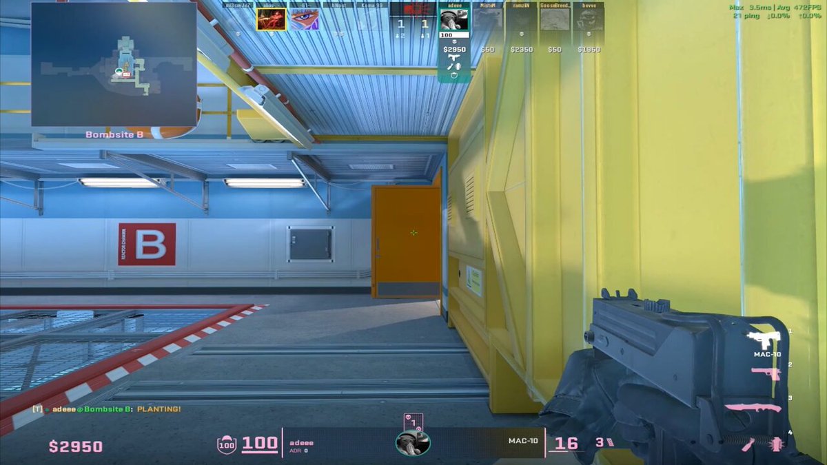 Your classic 1AM faceit stack 🤖 GooseBreeder MisteM bevve