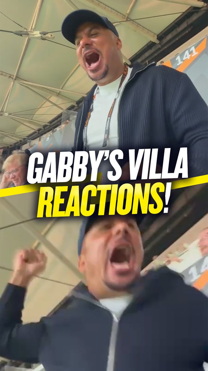 Watch Gabby Agonlahor go wild as #AVFC win the Europa League! 🤣 🏆