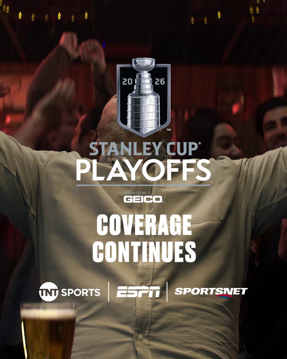 TIME TO LOCK IN!!! 🔒 Tune in to the #StanleyCup Playoffs Conference Finals on ESPN, NHLonTNT, Sportsnet, & TVA Sports.