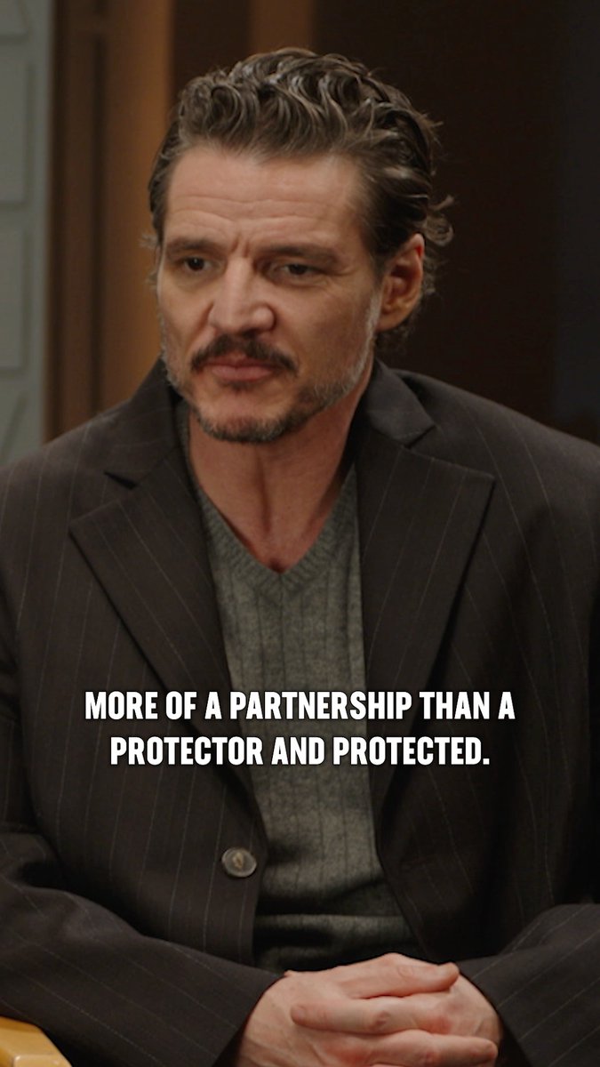 Pedro Pascal describes Din Djarin and Grogu's relationship as "more of a partnership" in #TheMandalorianAndGrogu.
