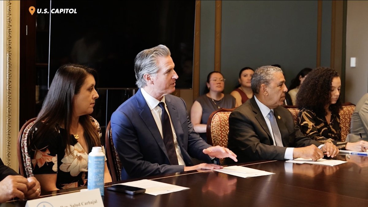 Met with the Congressional Congressional Hispanic Caucus and discussed our shared commitment to protect California’s diverse communities and push back against the Trump Administration's racist and discriminatory tactics. California is grateful for their collaboration and steadfast leadership.
