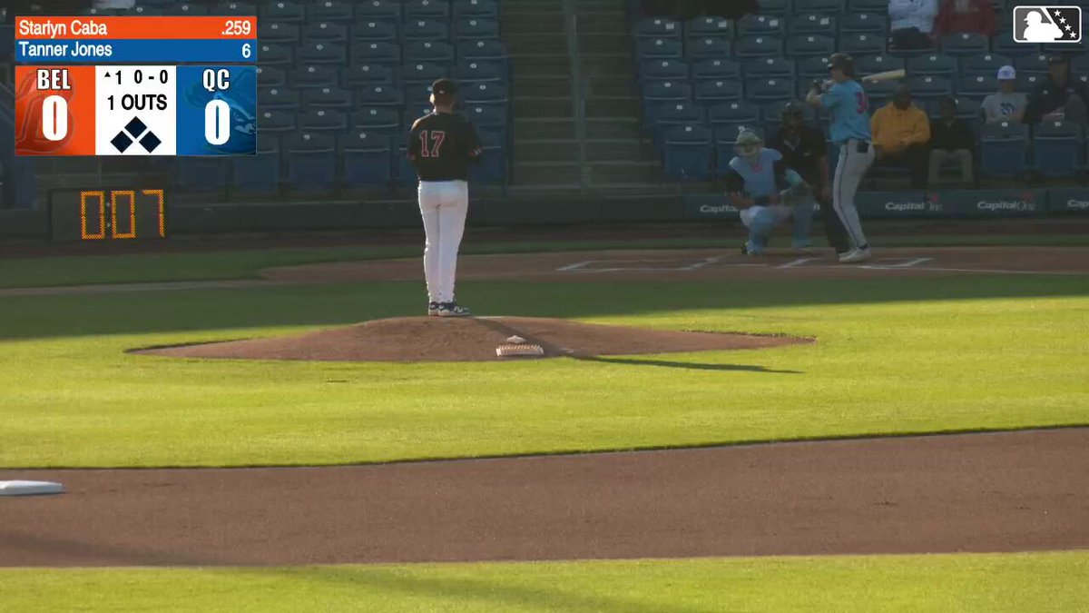 Aiva Arquette with a first-pitch oppo taco for his first homer of the season for the Beloit Sky Carp! MLB's No. 35 prospect (Miami Marlins) showcasing his plus power with his 7th XBH in 10 games.
