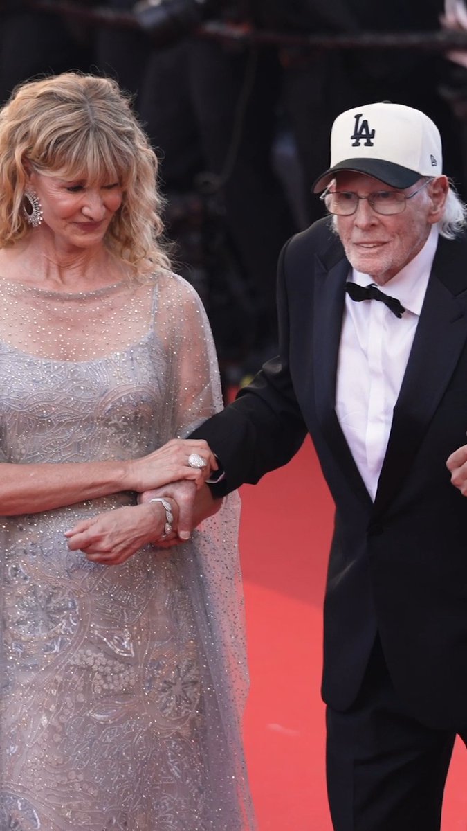 A sweet father-daughter moment in Cannes 🥹 Laura Dern, 59, proudly supported her dad Bruce Dern, 89, on the red carpet as the pair attended the La Bataille De Gaulle: L'Âge De Fer screening during the film festival. The Hollywood legend is also being celebrated at Cannes with Dernsie: The Amazing Life of Bruce Dern, a new documentary honouring his extraordinary 65-year career ❤️ 📽️: Getty #CannesFilmFestival