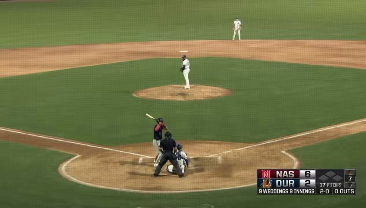 Cooper Pratt goes yard. 101 mph off the bat, 373 feet. He enjoyed it, too.