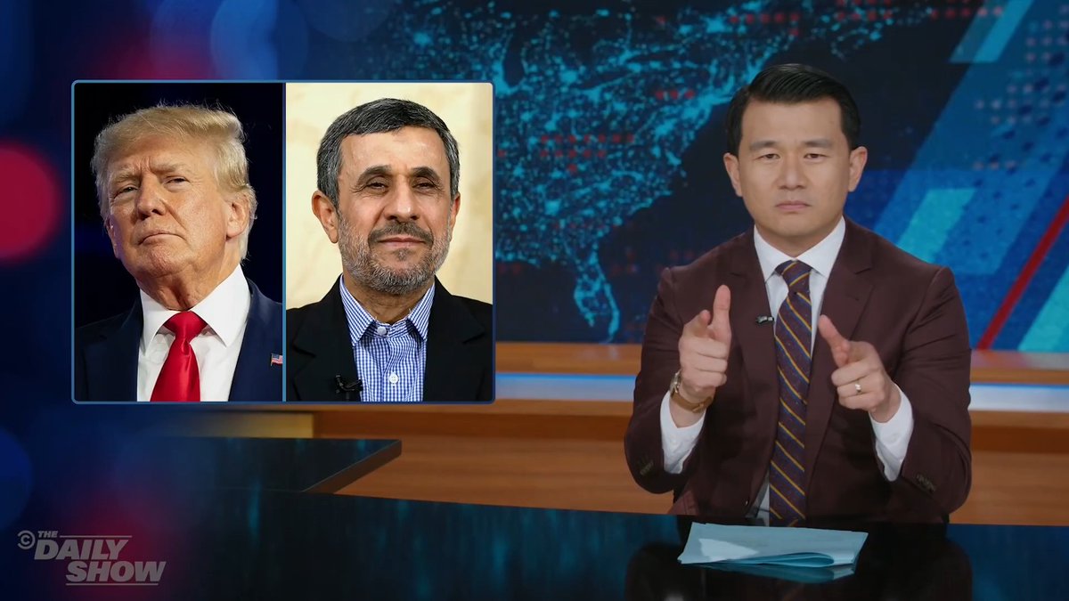 It turns out Trump DID have a plan for the Iran War. It was just very stupid Ronny Chieng